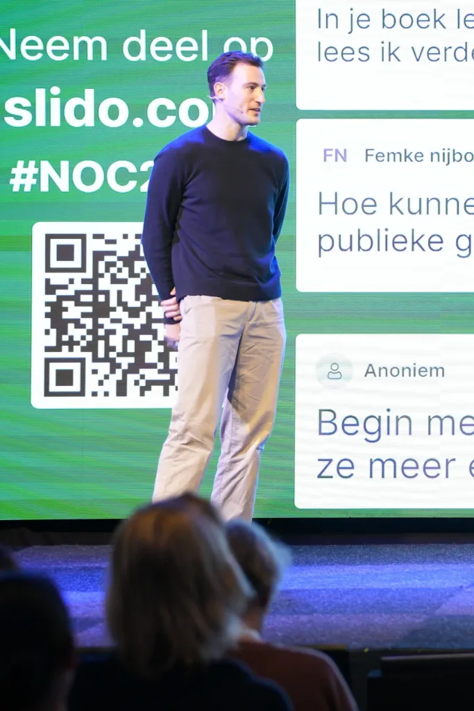Leroy van de Ree als spreker